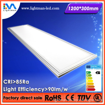 Fashion design commercial flat 48W 1200x300 panel led light